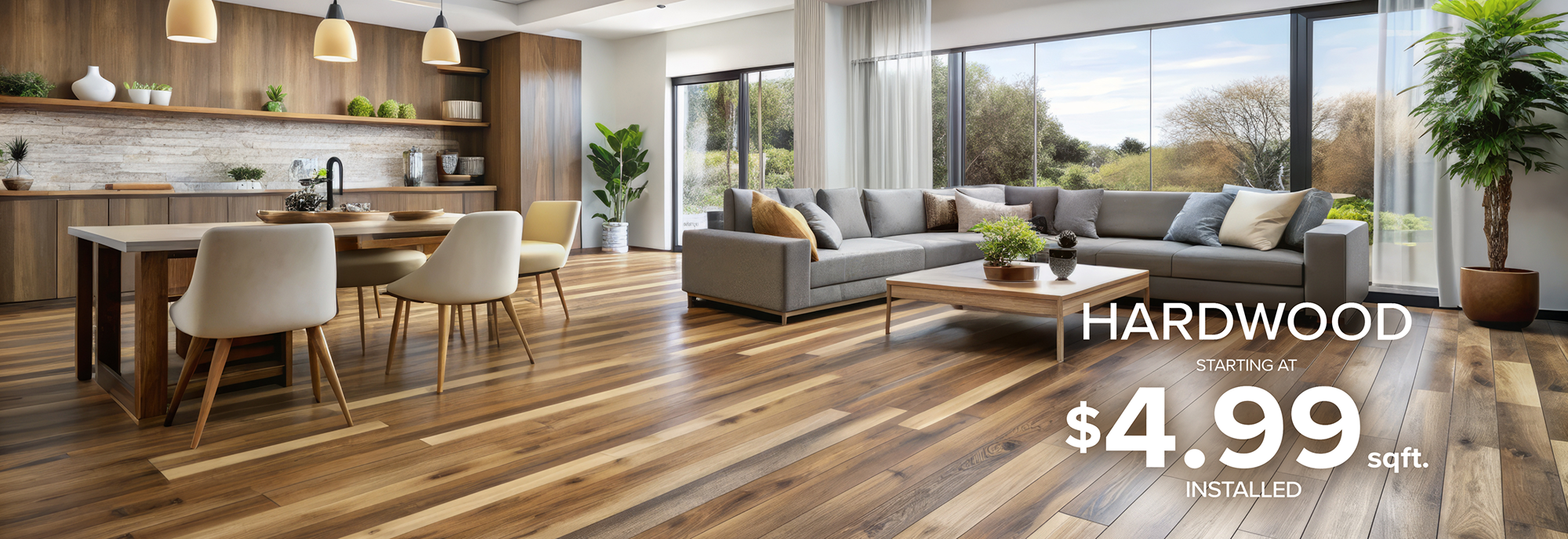 Hardwood Flooring at Carpet mill outlet