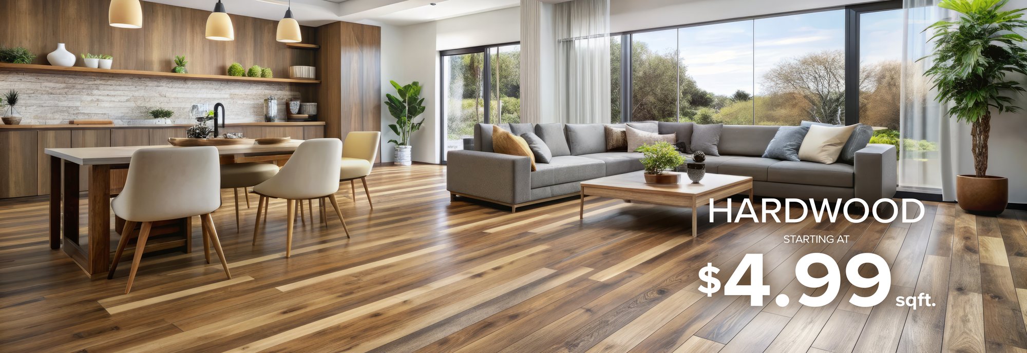 Hardwood Flooring at Carpet mill outlet